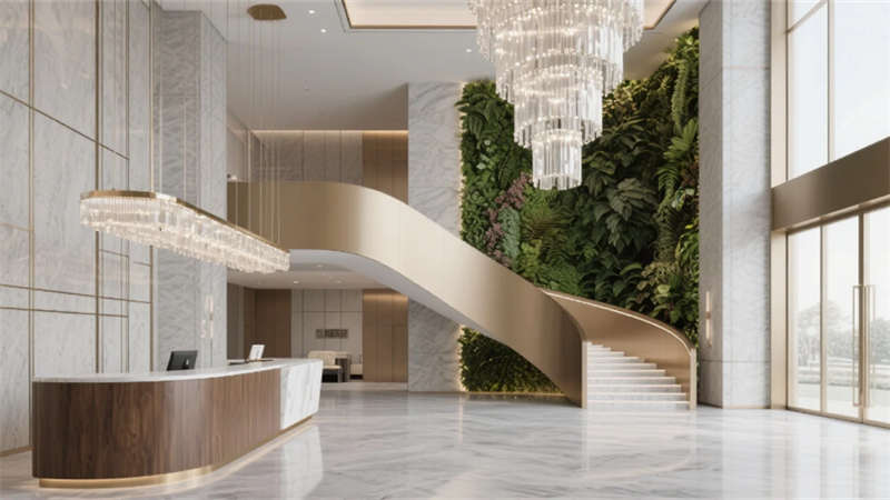 都市谧境，光影交响——合肥4500㎡现代轻奢酒店设计效果图